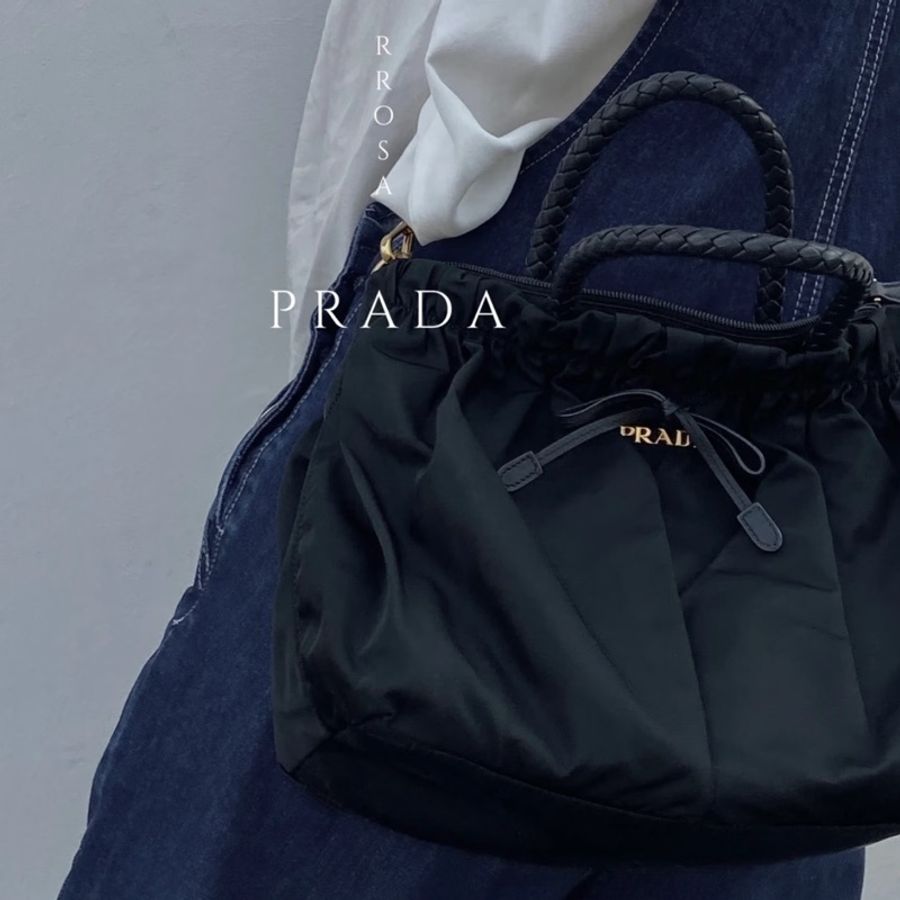 🌷PRADA 雲朵手提袋.側背包｜經典花紋✦fufu style 精品✦ 氣質款｜側背包.斜背包.手提包-4