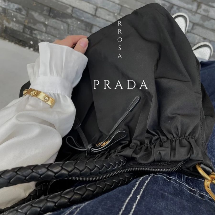 🌷PRADA 雲朵手提袋.側背包｜經典花紋✦fufu style 精品✦ 氣質款｜側背包.斜背包.手提包-5