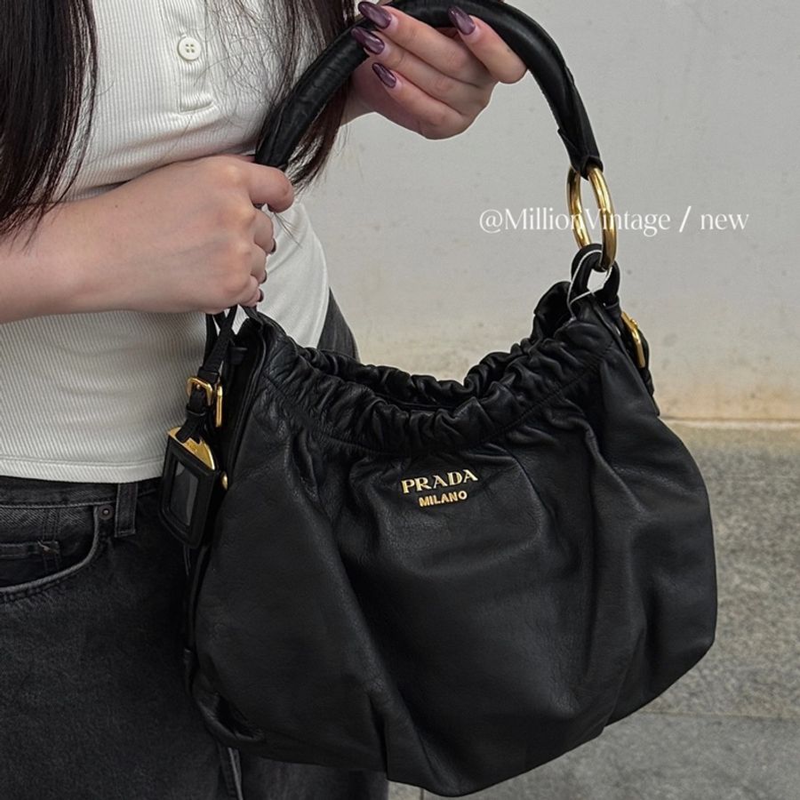 🌷PRADA 雲朵手提袋.側背包｜經典花紋✦fufu style 精品✦ 氣質款｜側背包.斜背包.手提包-9