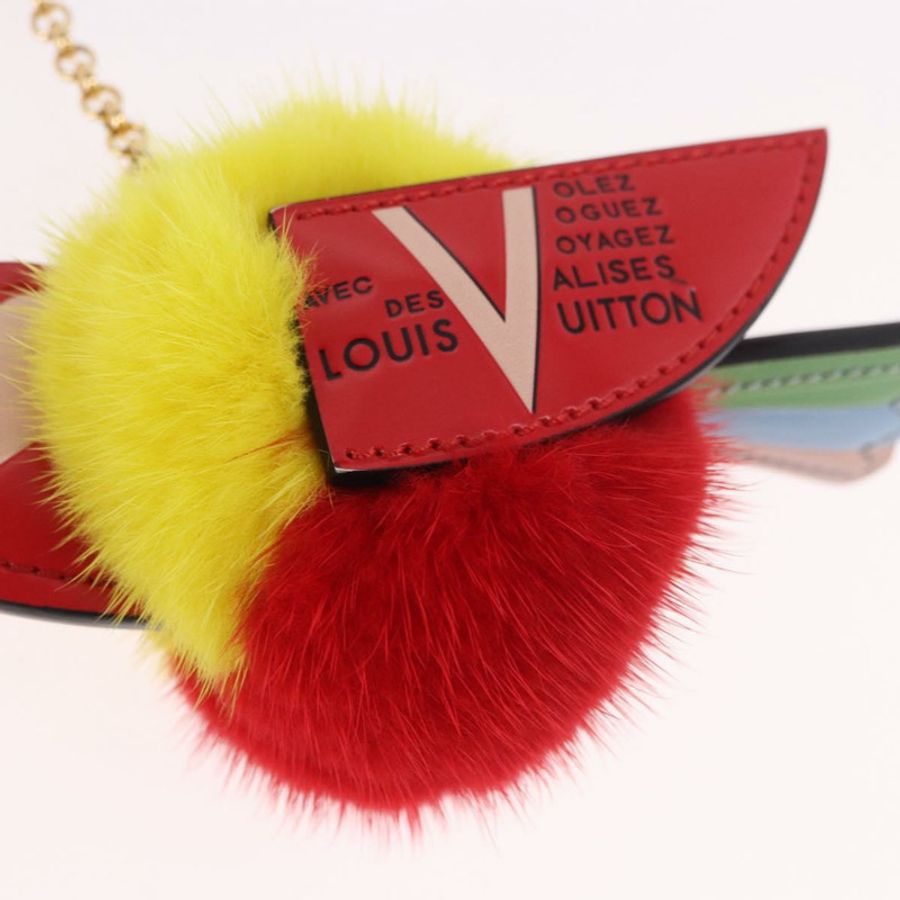 【日本直送】路易威登 Bijoux 旅行鳥吊飾毛絨紅色 M67390 LV 正品 189231M-2