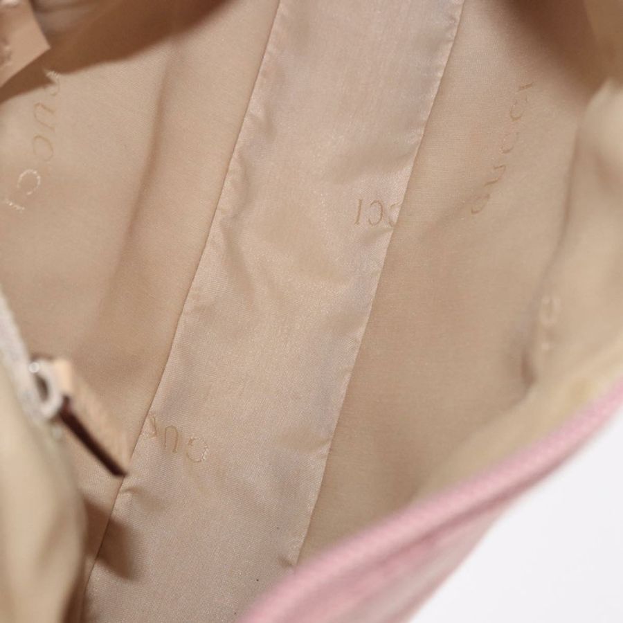 【日本直送】GUCCI 竹節 GG 帆布單肩包 粉金 001 3870 正品 189093V-9