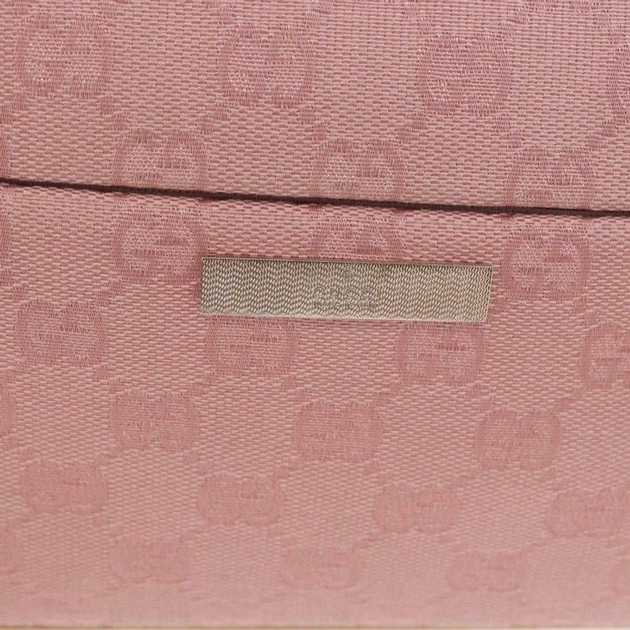 【日本直送】GUCCI 竹節 GG 帆布單肩包 粉金 001 3870 正品 189093V-19