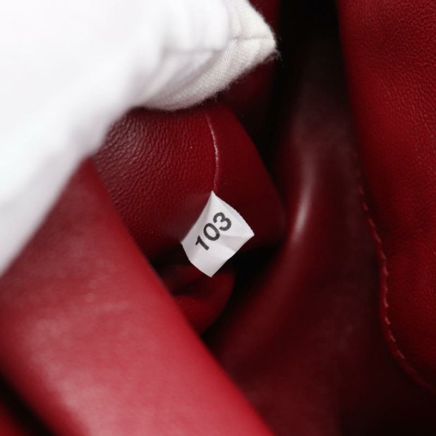 【日本直送】PRADA Petit Sack 手提包，紅色金色皮革，正品，貨號 189049SM-10