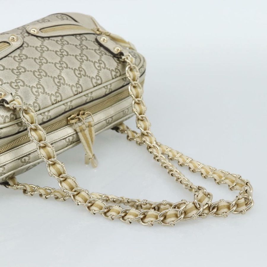 【日本直送】GUCCI GG帆布Guccissima單肩包 皮革 金色 152462 正品 189052V-6