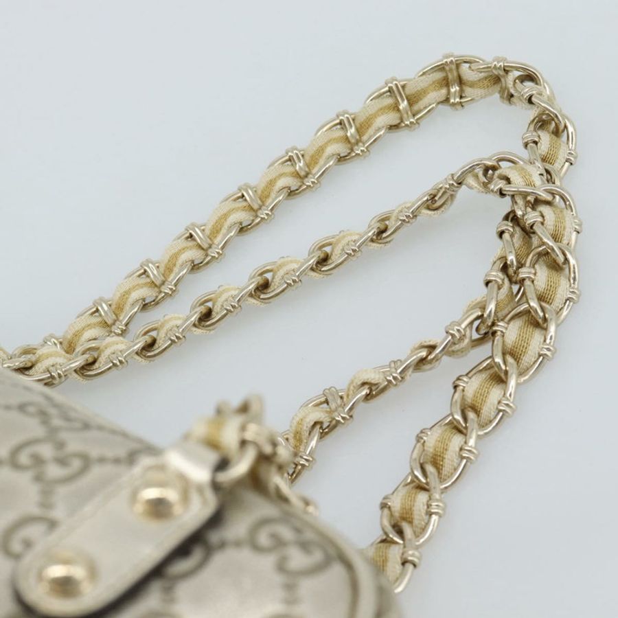 【日本直送】GUCCI GG帆布Guccissima單肩包 皮革 金色 152462 正品 189052V-7