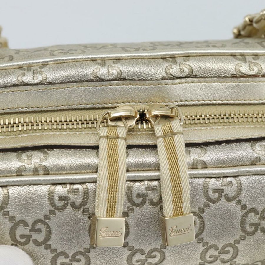 【日本直送】GUCCI GG帆布Guccissima單肩包 皮革 金色 152462 正品 189052V-16