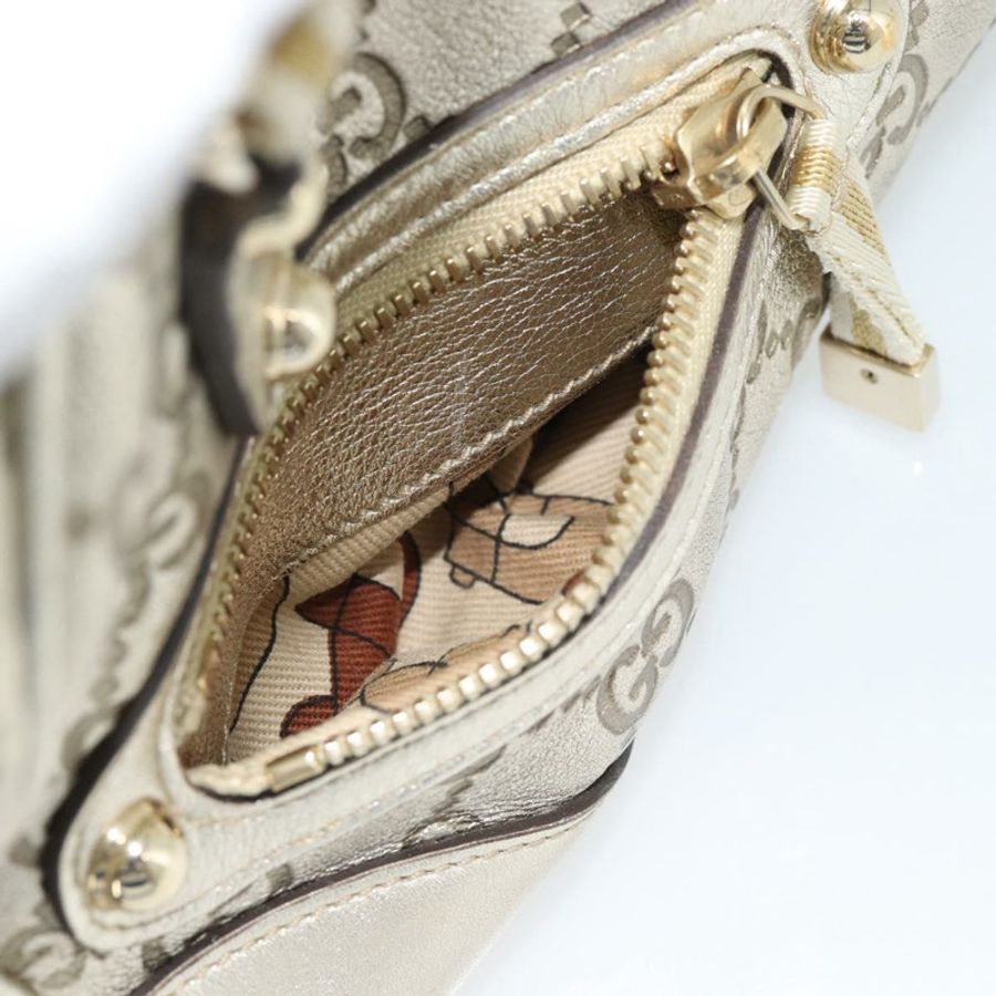 【日本直送】GUCCI GG帆布Guccissima單肩包 皮革 金色 152462 正品 189052V-22