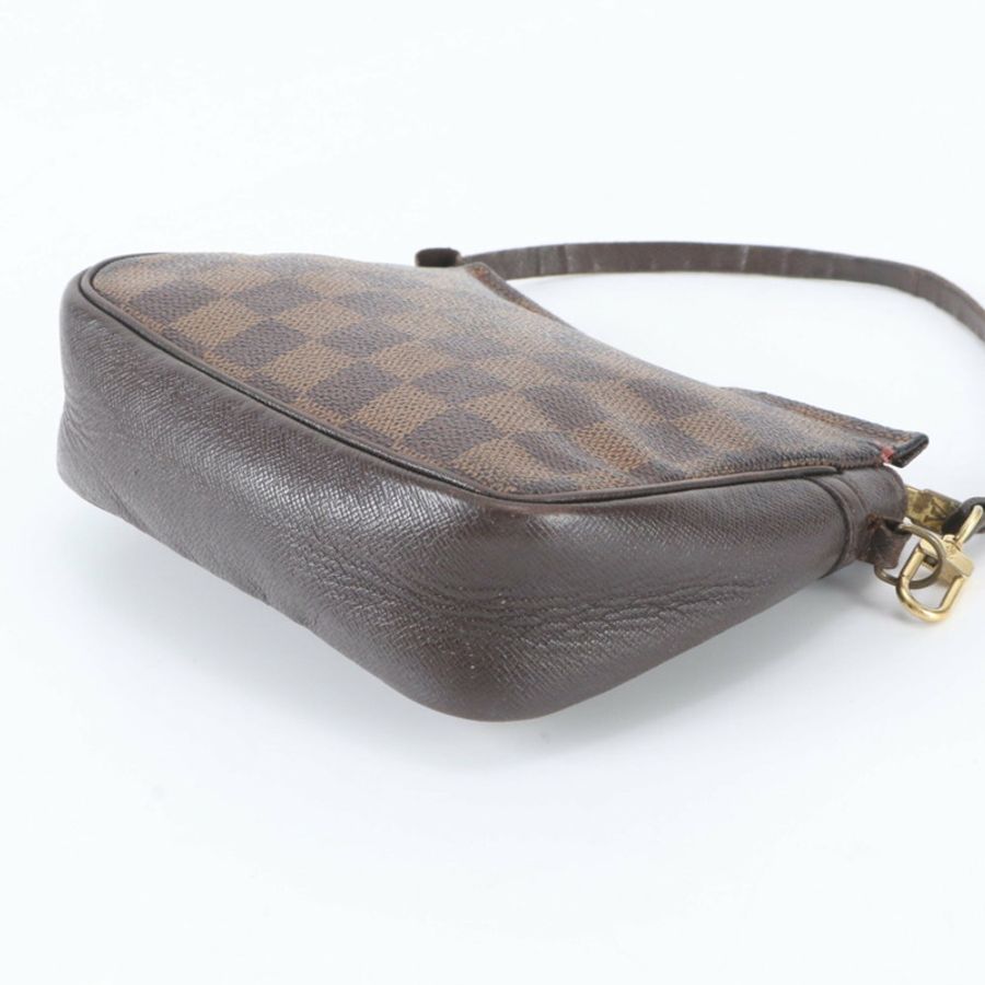 路易威登 Damier Trouse 化妝包手提包 N51982 皮革單肩包 棕色 女士-3