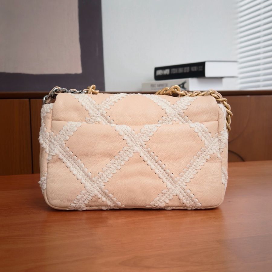 【威選精品】  ✨ CHANEL 限量款 19 Bag 編織小號肩背斜背包 ✨-7