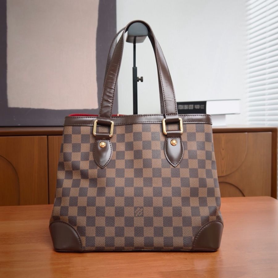 【威選精品】  🤎 Louis Vuitton Damier Ebene 經典棕棋盤格托特包-2
