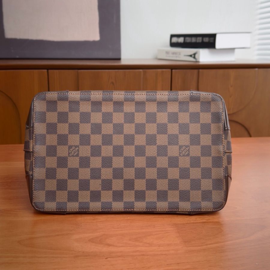 【威選精品】  🤎 Louis Vuitton Damier Ebene 經典棕棋盤格托特包-4