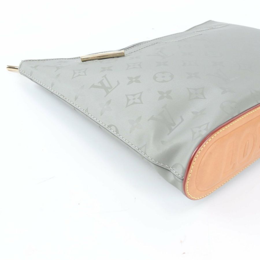 路易威登 Monogram Titanium Pochette Cosmos M63240 男士皮革尼龍手拿包，成色極佳-4
