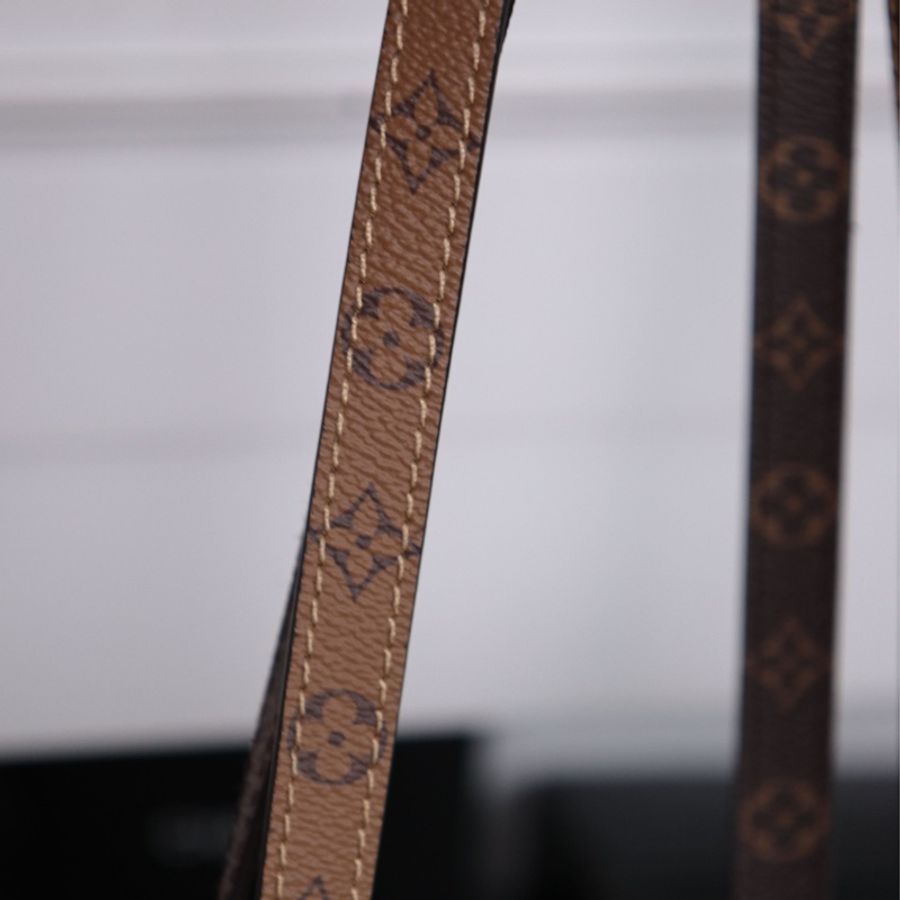 LV  Onthego大号棕色老花托特包手提包-28