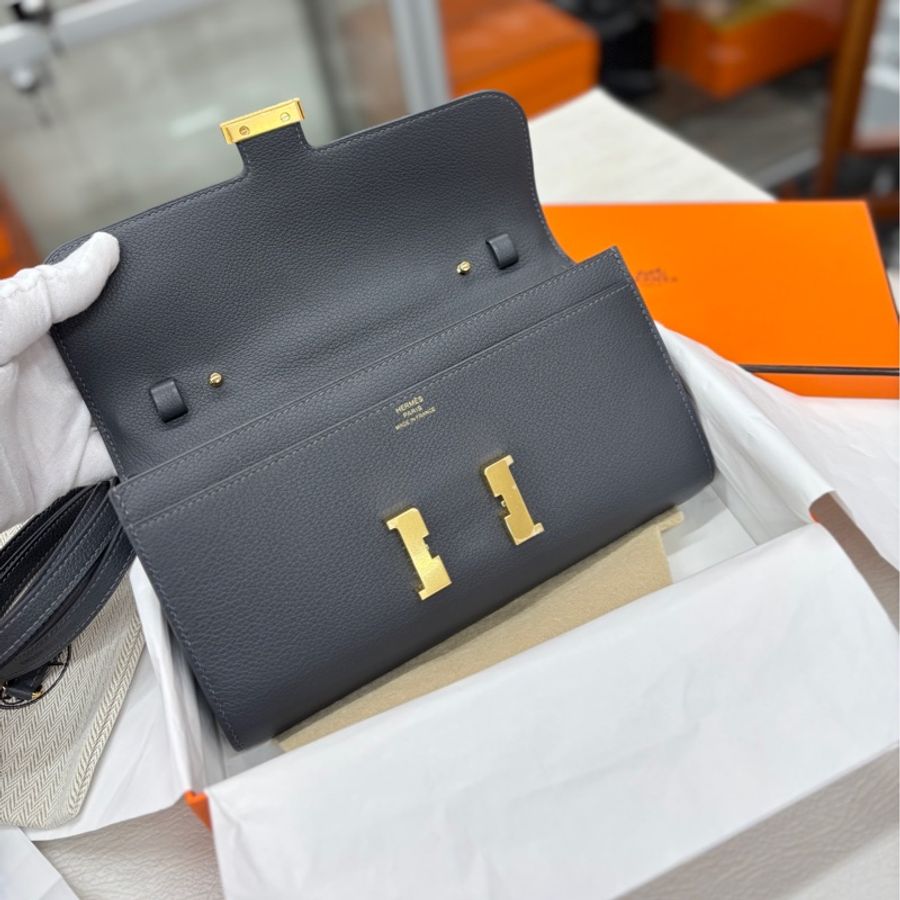 🌈Hermes🧡Constance to go🧡85石板灰金扣🌈全新有單🌈Evercolor皮🌟Stamp W🌟有貼膜🌟有盒🧡constancetogo🌟constance🌟愛馬仕🌟-2