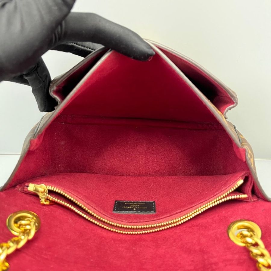 芯片款 路易威登/Louis Vuitton Passy琺瑯郵差包老花-8