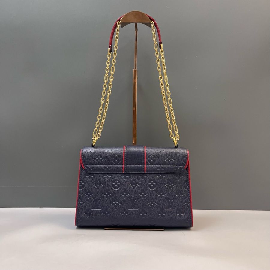 Louis Vuitton 路易威登 Saint Sulpice中號深藍壓紋 尺寸26*9*16-1