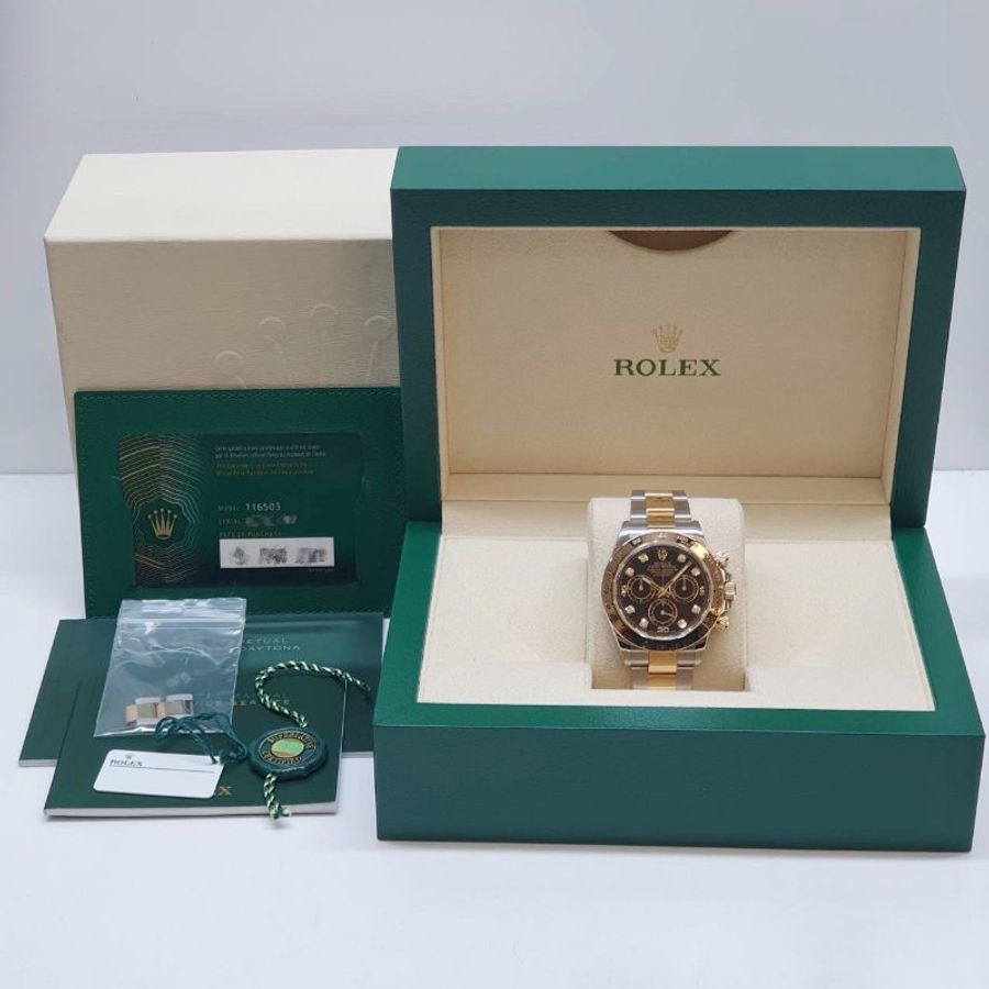 【大眾名錶】ROLEX 勞力士116503 Daytona 迪通拿 2021/04全配件 18K半金 大眾名錶B1427-9