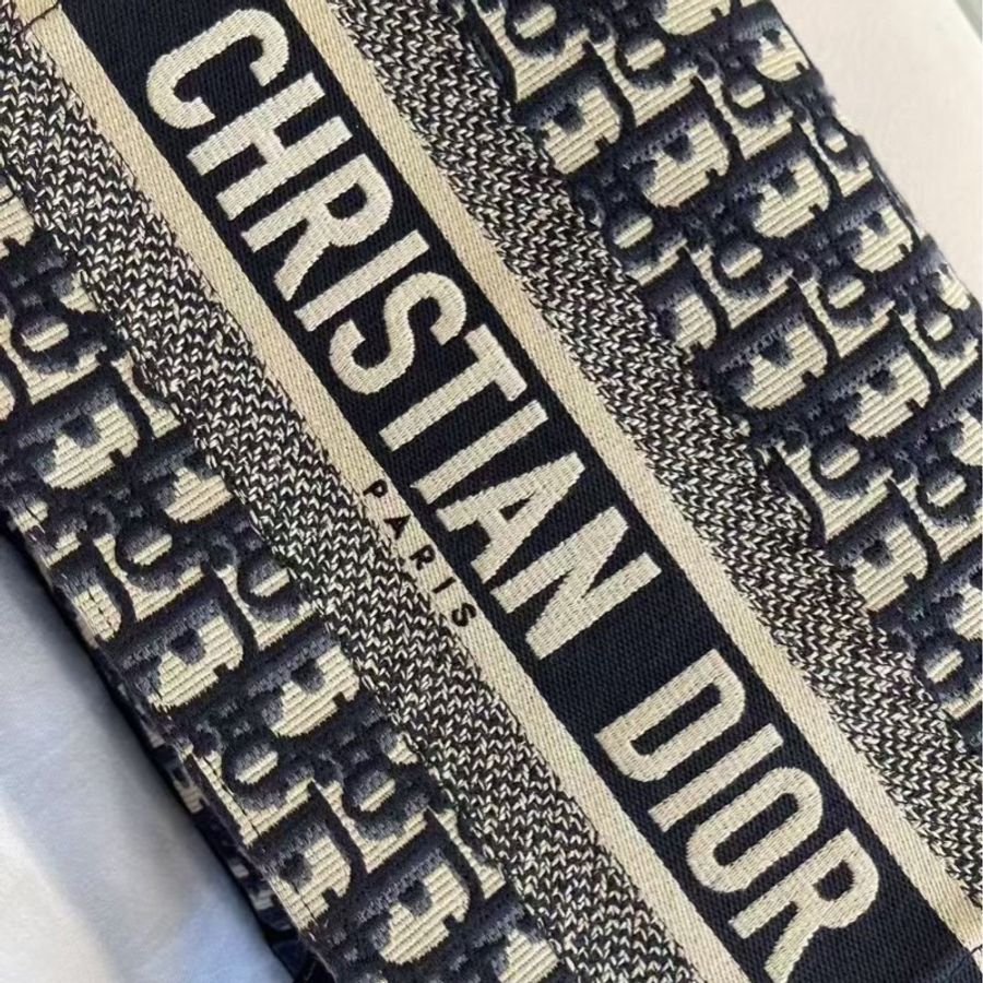 Dior 迪奧 老花刺繡camp新款中號郵差包 肩帶可拆卸 22標-4
