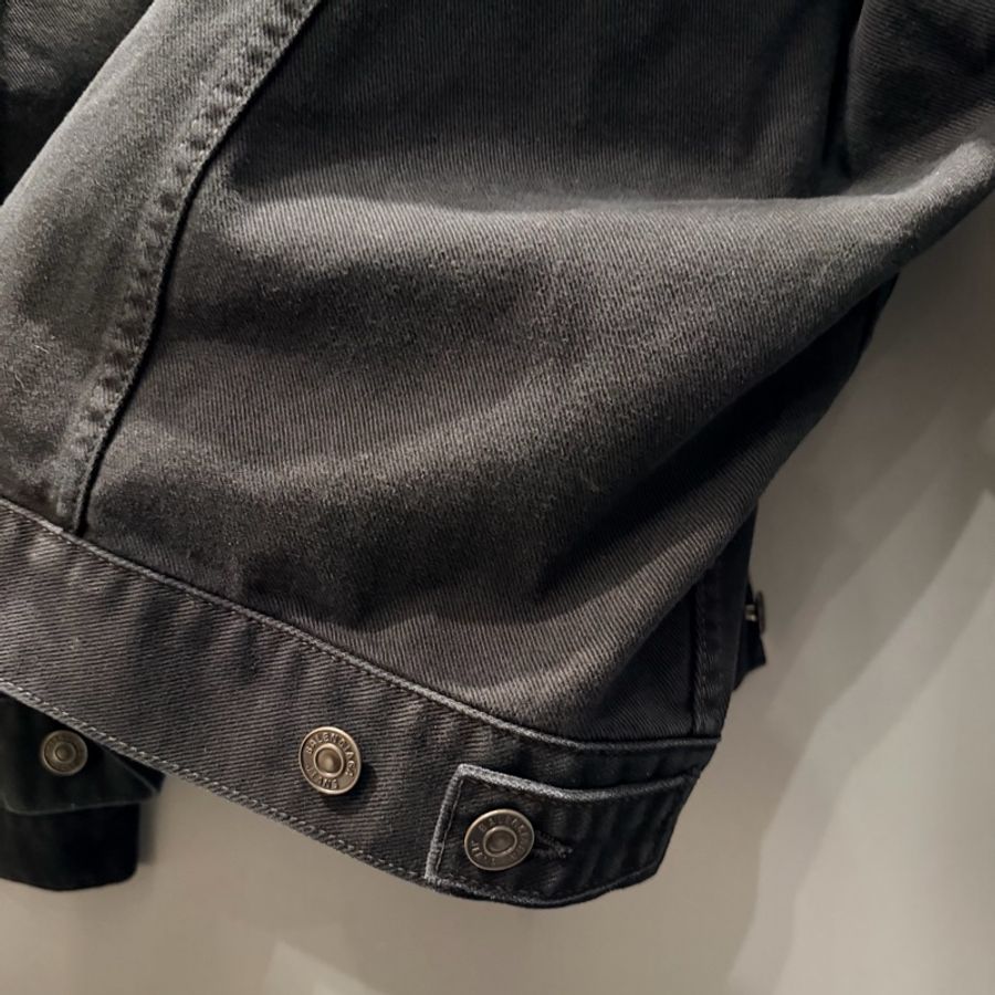 台灣專櫃 Balenciaga 巴黎世家 特殊款 膠帶 牛仔外套 L-30