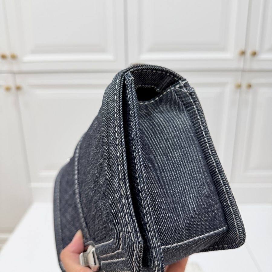 Rebecca Minkoff Denim 丹寧 牛仔 斜背包 肩背包 鍊條包-5