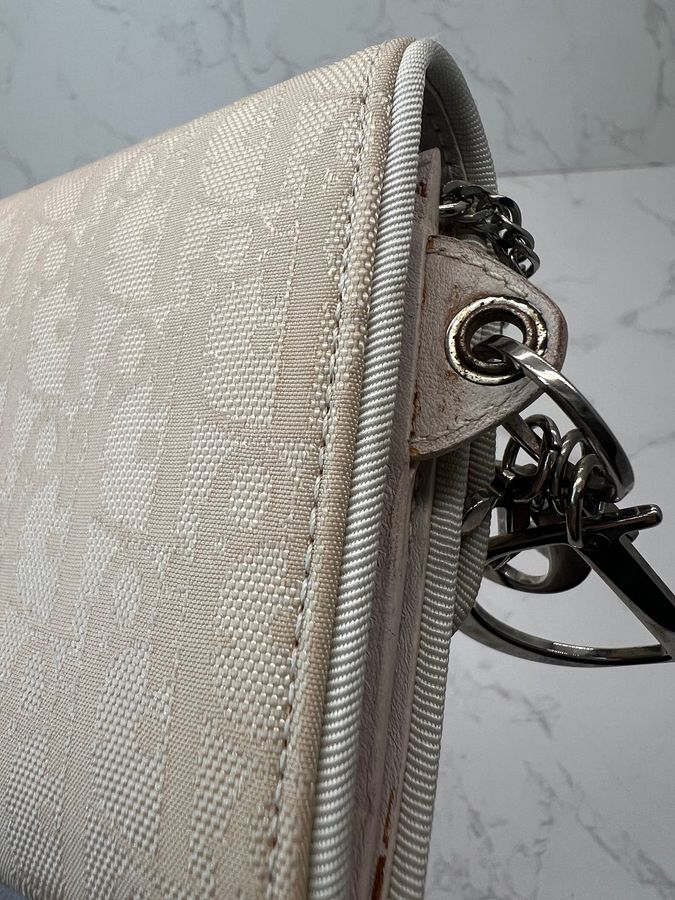 香緹國際精品 Dior 帆布 鏈帶 長夾 (附短鍊) 1115-7