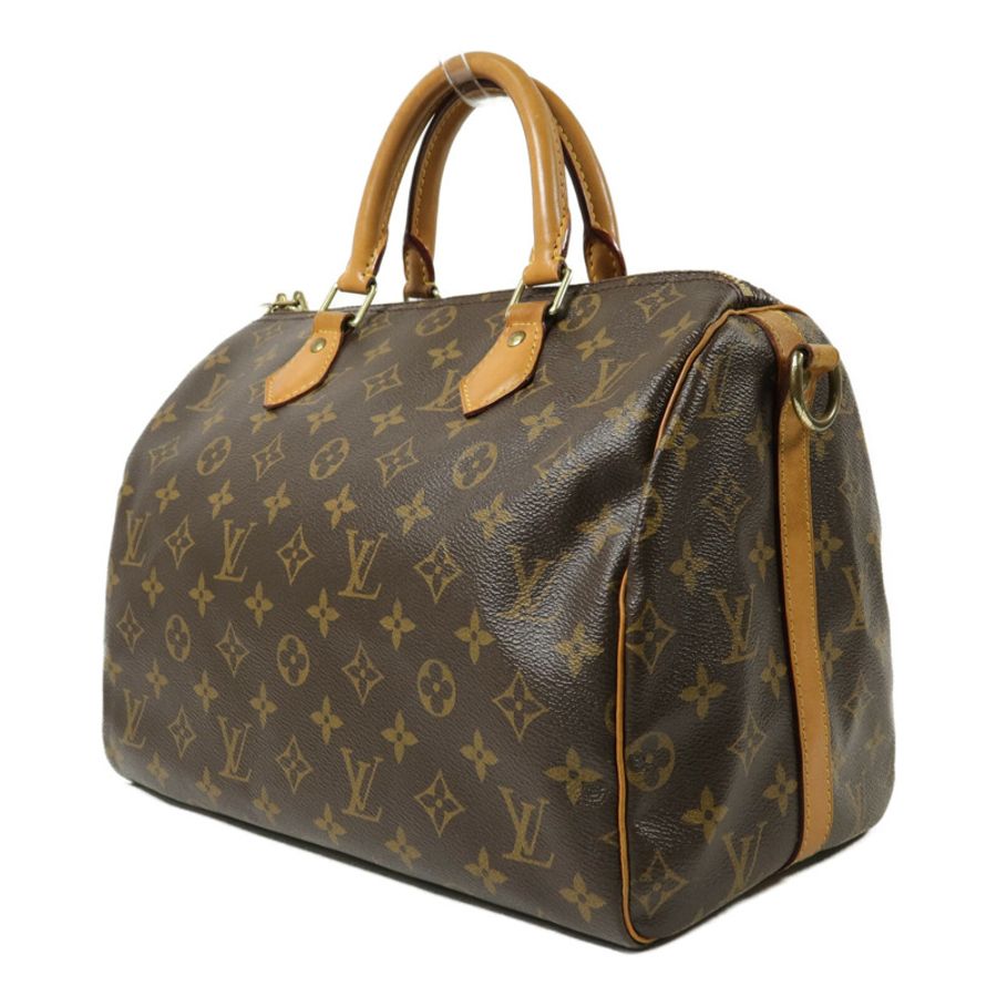 LOUIS VUITTON Monogram Speedy Bandouliere 30手挽肩背兩用袋-2