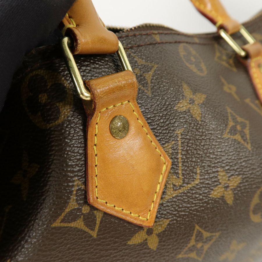 LOUIS VUITTON Monogram Speedy Bandouliere 30手挽肩背兩用袋-7