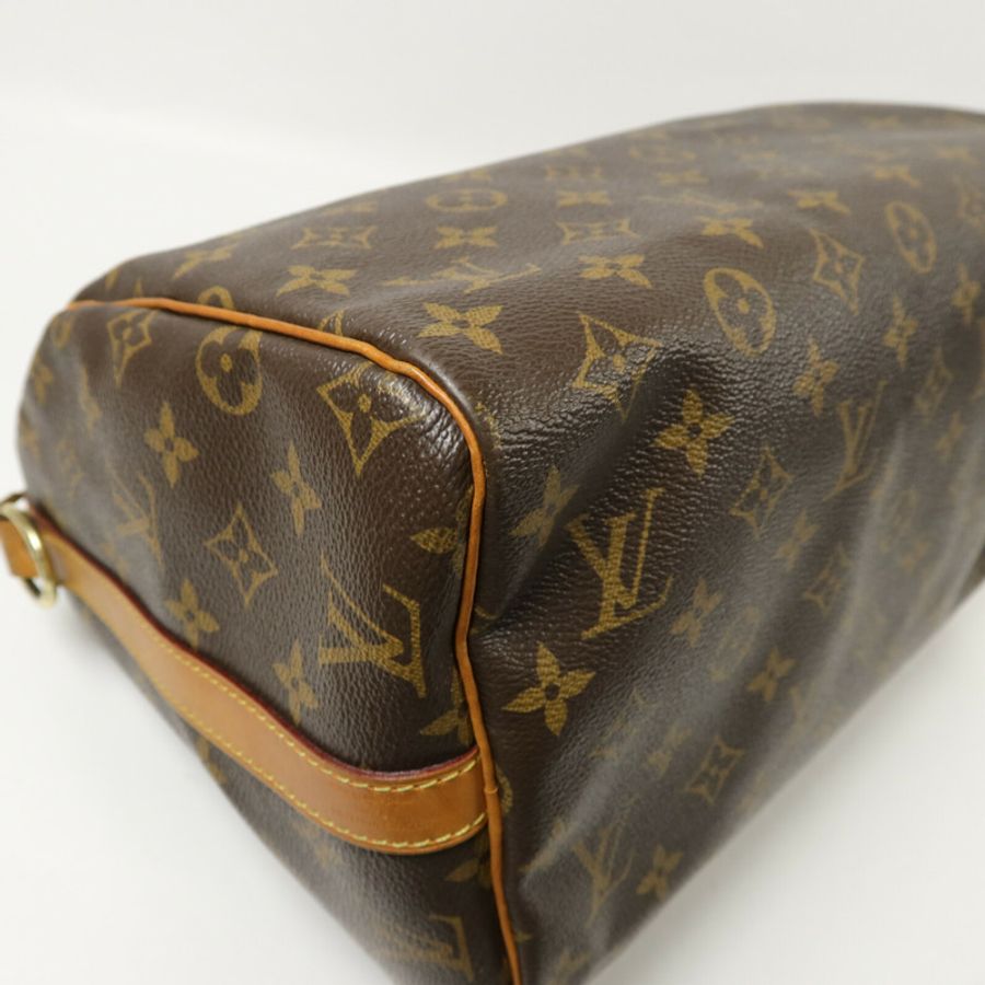 LOUIS VUITTON Monogram Speedy Bandouliere 30手挽肩背兩用袋-13