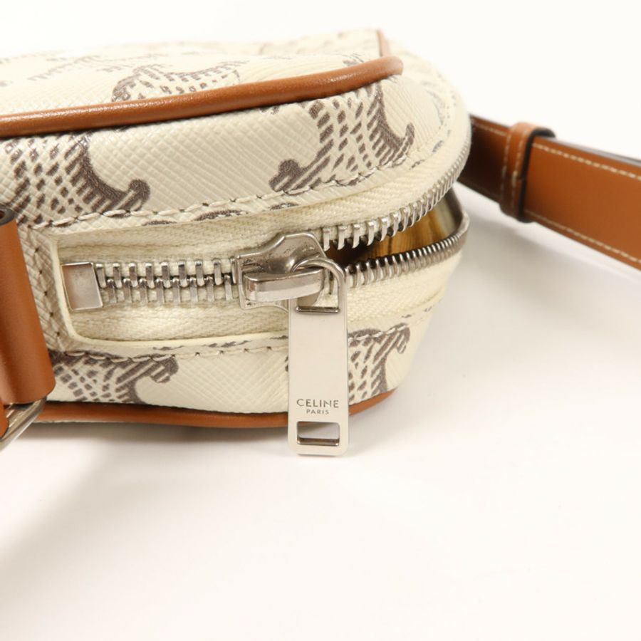 CELINE 塗層帆布Messenger Bag肩背袋-9