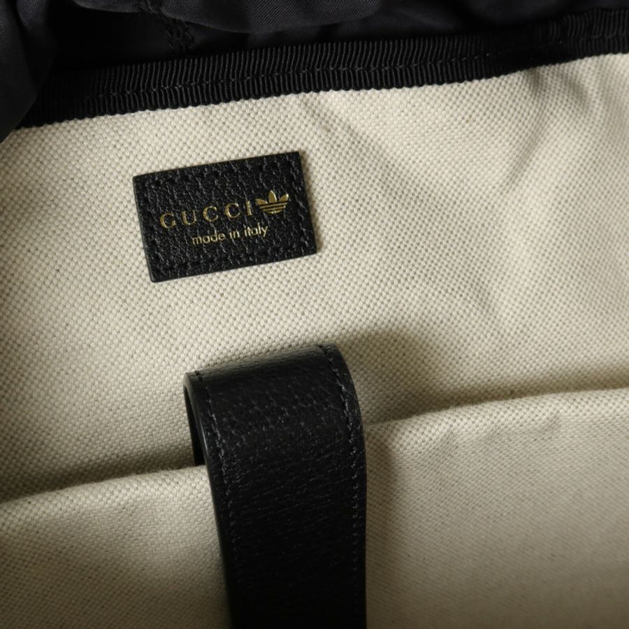 GUCCI 塗層帆布Gucci x Adidas Backpack背包-9