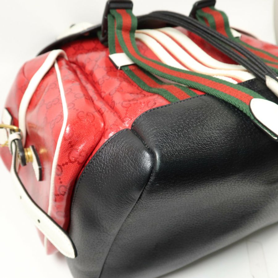 GUCCI 塗層帆布Gucci x Adidas Backpack背包-16