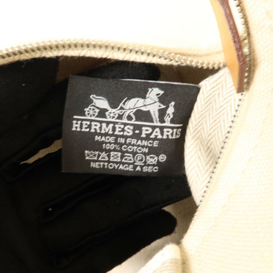 HERMES 帆布Bride a Brac GM手挽袋-5
