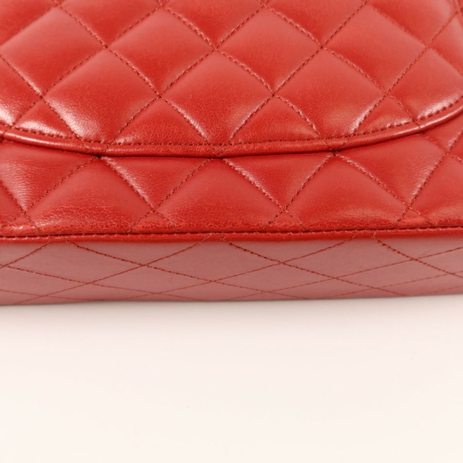 CHANEL 羊皮皮革Classic 25鏈帶肩背袋-16