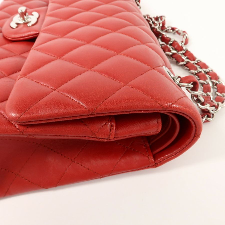 CHANEL 羊皮皮革Classic 25鏈帶肩背袋-18
