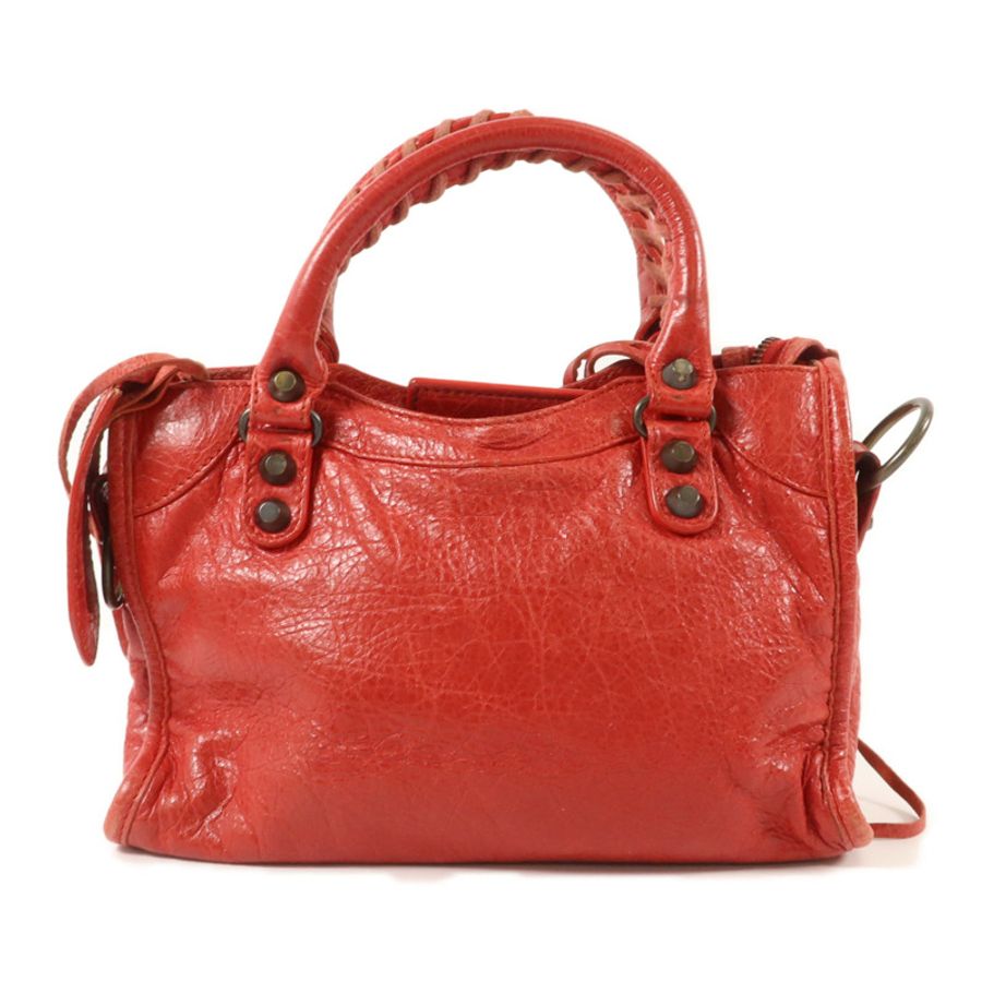 BALENCIAGA 羊皮皮革Mini City手挽肩背兩用袋-1