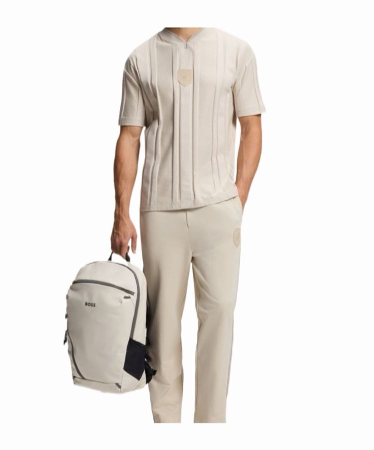 Hugo Boss 男士 仿皮雙肩包均碼碼26.5cm*24.5cm*47.5cm-4