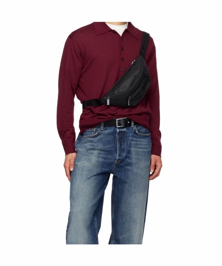 Hugo Boss 男士 拉鍊腰包均碼碼31cm*9cm*15cm-5