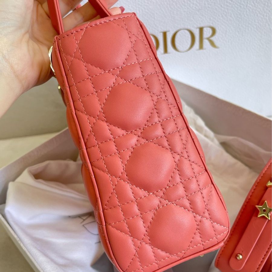 99❤️迪奧Dior戴妃四格羊皮 新款徽章字母寬肩帶 22年里標-4