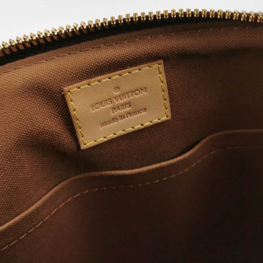 Louis Vuitton (LV) Palermo派拉蒙小號植鞣革Monogram印花褶襉單肩包-7