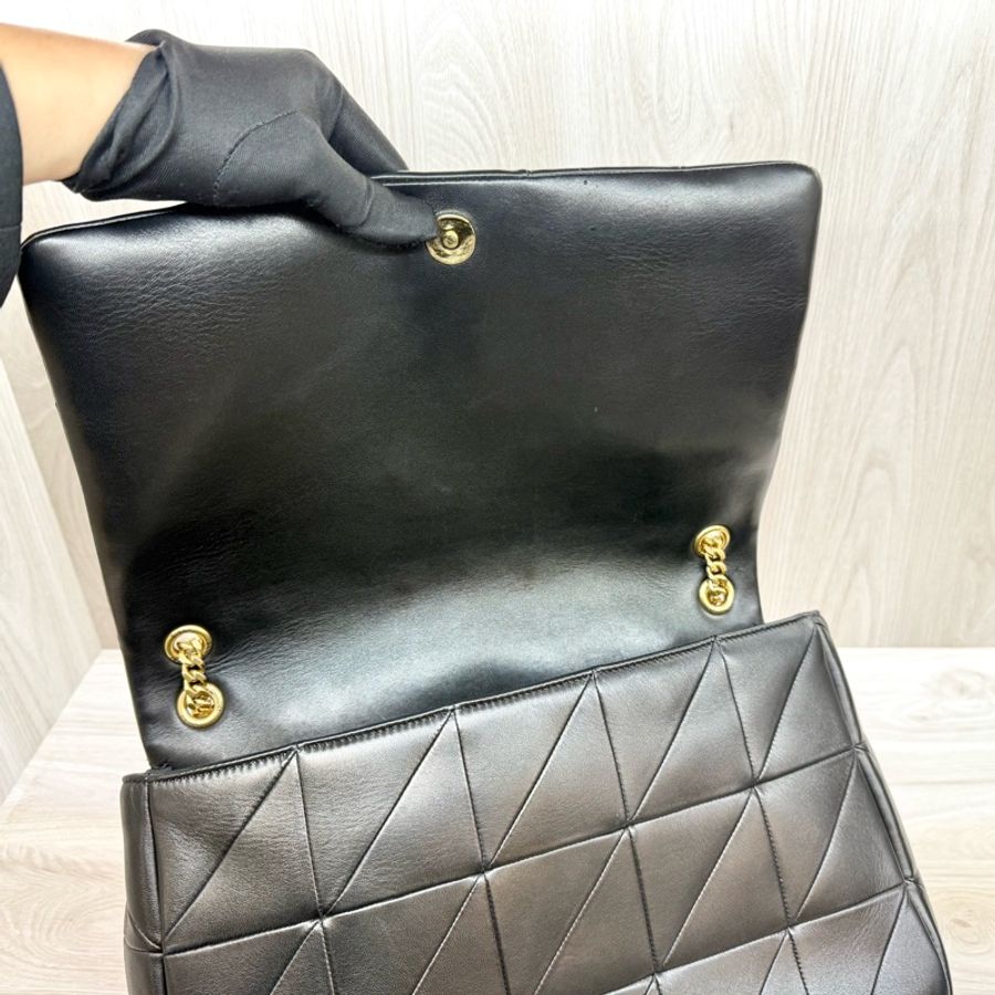 YSL✨Rose同款黑金小羊皮JAMIE4.3中號-7