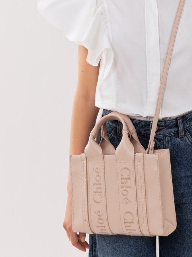 Chloe 女士 Woody 小號單肩包均碼碼26cm*8cm*20cm-5