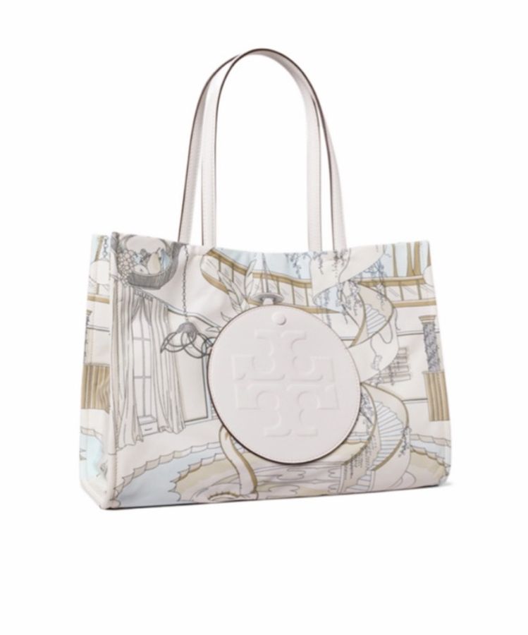 Tory Burch 女士 小號ELLA印花手提袋均碼碼34cm*11cm*26.5cm-4