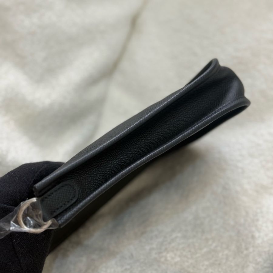 全新Hermes mini evelyne 黑銀-5