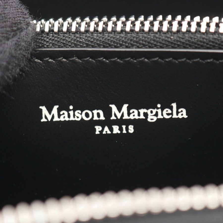 Maison Margiela Glam Slam 刺繡皮夾 小號圓形皮夾 SA1UI0032P6434T8013 皮革 黑色 全新 女士-3