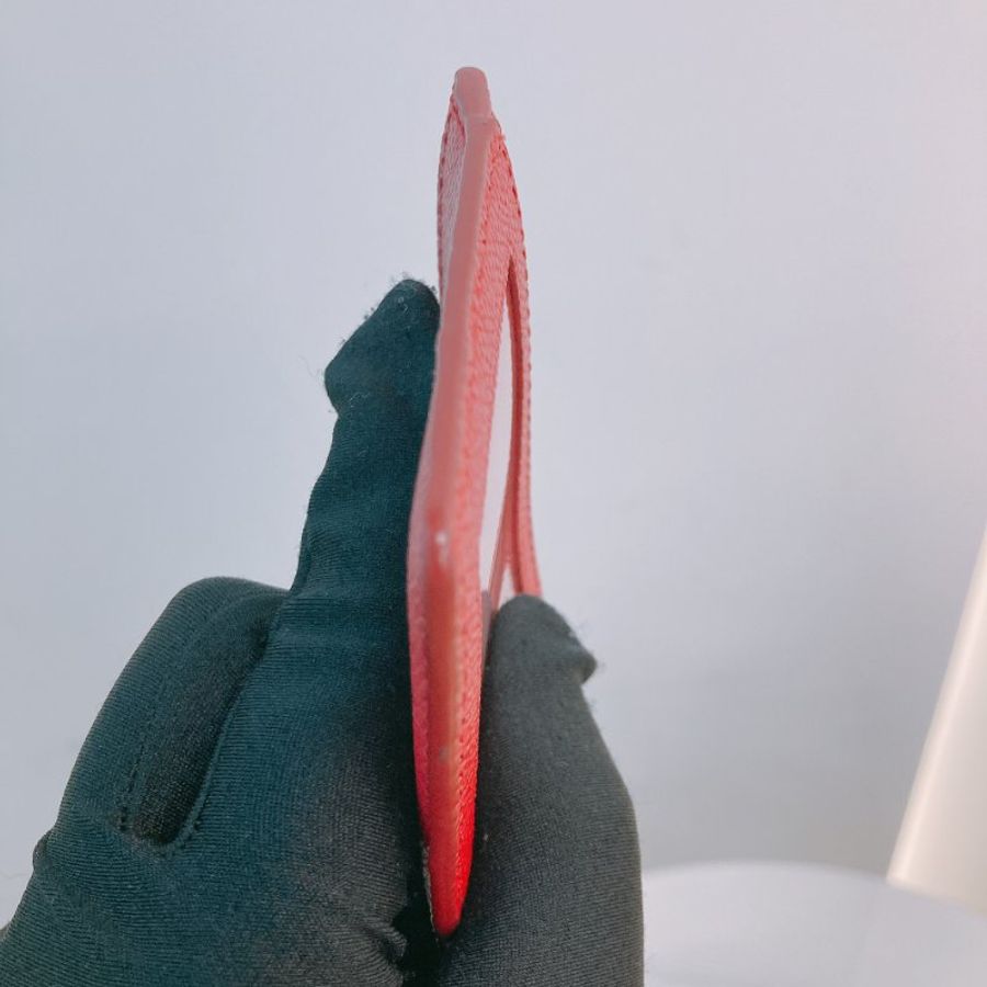MS0765 Coach 蔻馳拉鍊卡夾 Skinny ID Case With Ring Calfskin Red-9