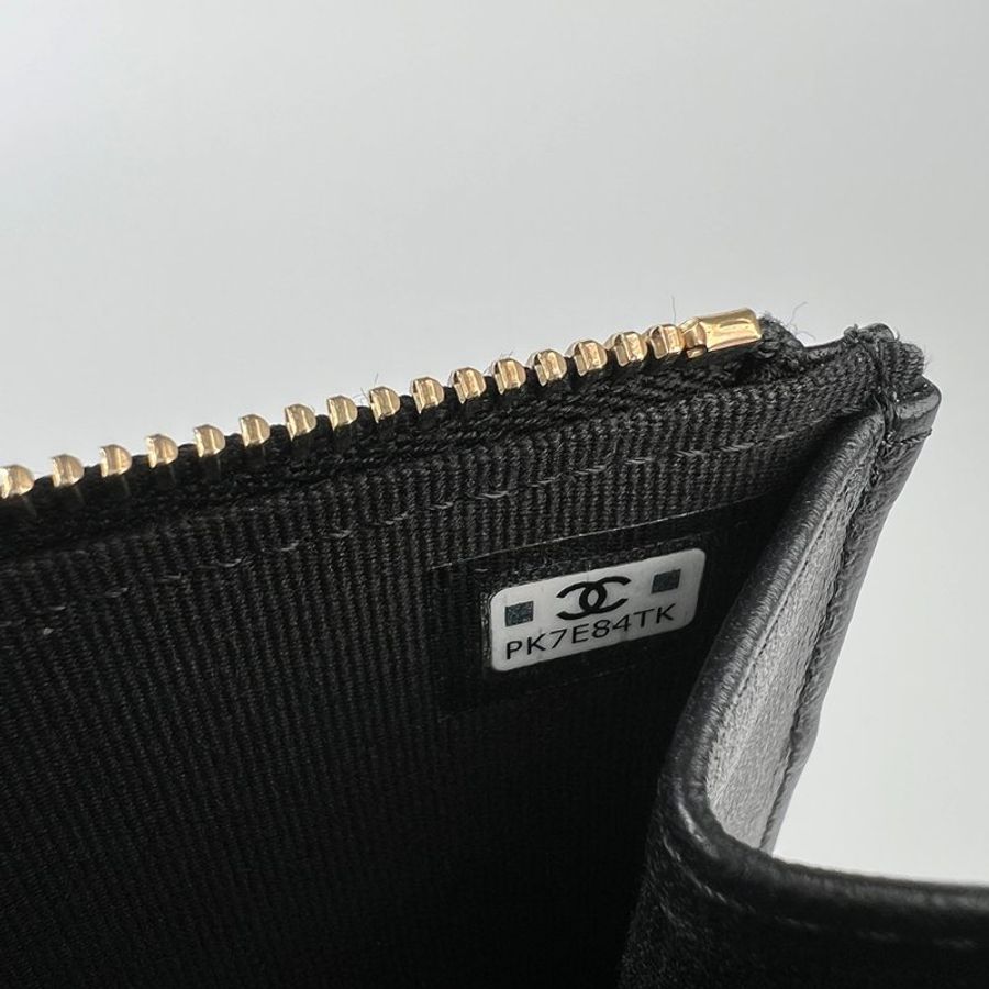 CHANEL 香奈兒 23B Chain Handle Clutch 黑色 金釦 Lambskin 羊皮｜肩背包 手拿包 鏈帶包｜皮穿鏈 手柄包 經典黑金 收藏款｜KÉSH 凱仕精品-16