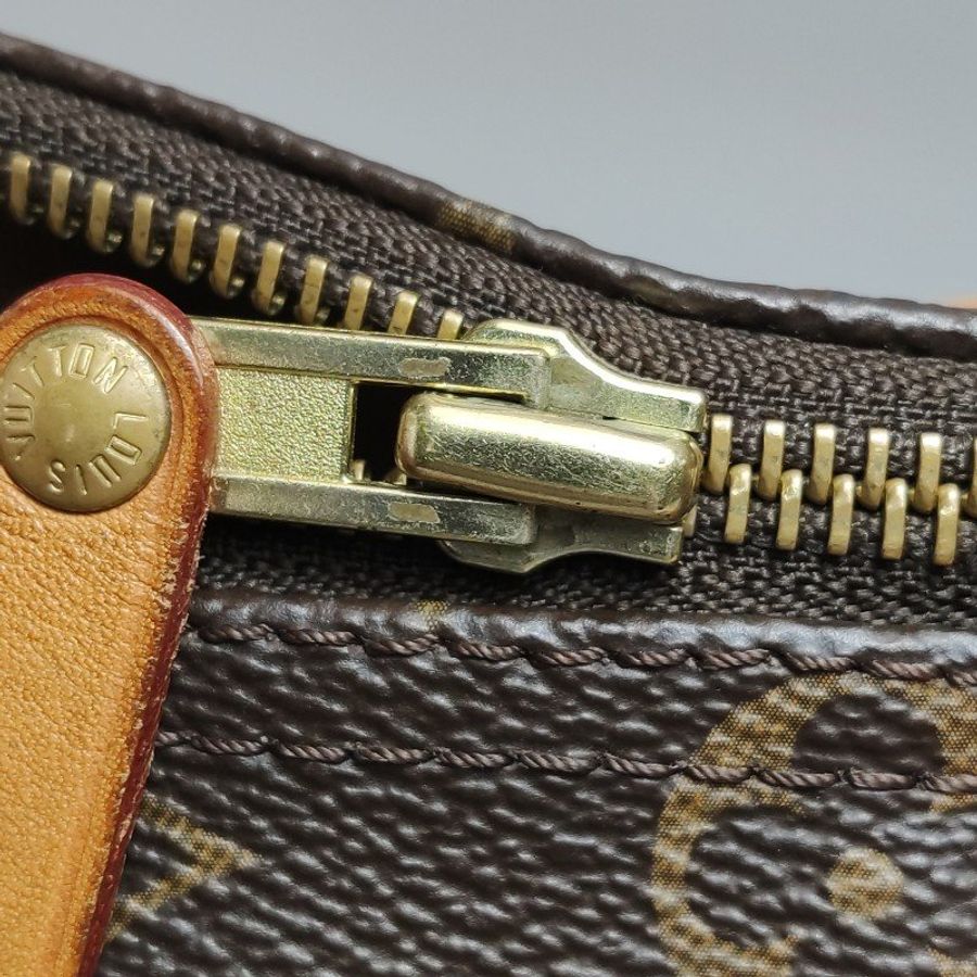 Louis Vuitton (LV) Speedy25植鞣革Monogram印花波士頓包手提包晶片款-9