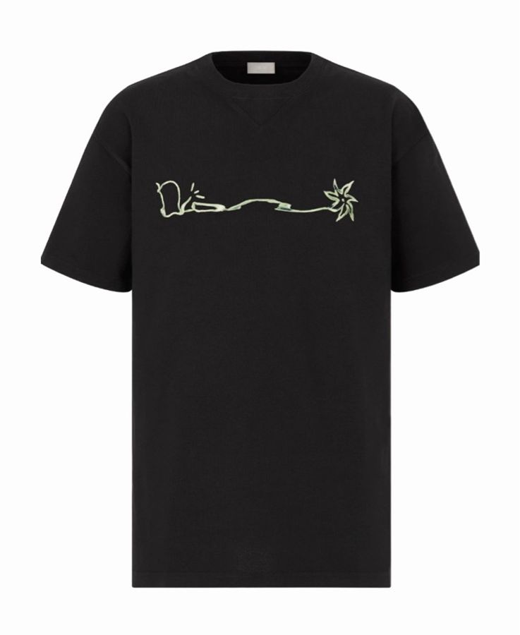 Dior 男士 圓領短袖T恤L碼-0