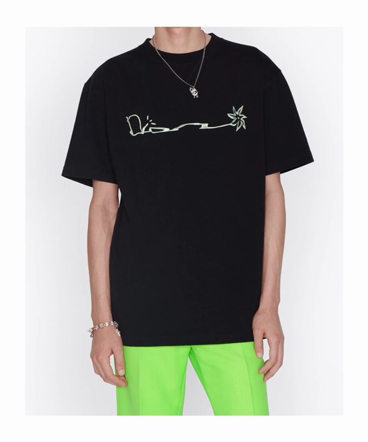 Dior 男士 圓領短袖T恤L碼-4