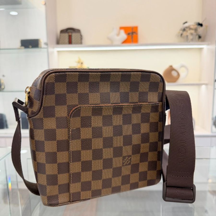 LV N41442 DAMIER棋盤格豆腐包-0